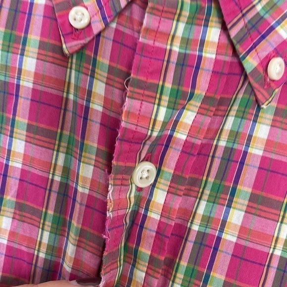 Ralph Lauren blue label colorful plaid buttons down shirt - Picture 3 of 9